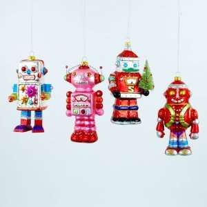   SPACE PEOPLE Space Age Christmas Ornaments Set / 4 Outer Space: Home