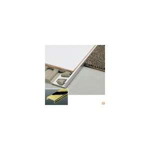 SCHIENE Tile Edging Profile, Solid Brass   82 1/2L x 7 