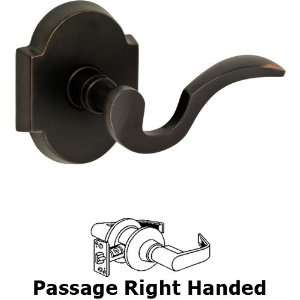   drop tail lever with beveled scalloped rose in oi: Home Improvement