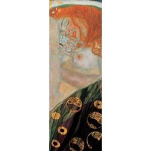  Danae (Detail) by Gustav Klimt 12x36: Home & Kitchen