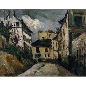  Oil Painting Rue des Saules, Montmartre Paul Cezanne 