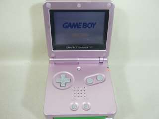 Nintendo Game Boy Advance SP Console Pearl Pink AGS 001 2934  