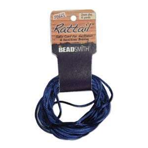  2mm Satin Rattail Braiding Cord Royal Blue 6 Yards For 