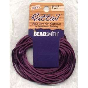  Rattail Satin Cord Card, Plum Arts, Crafts & Sewing
