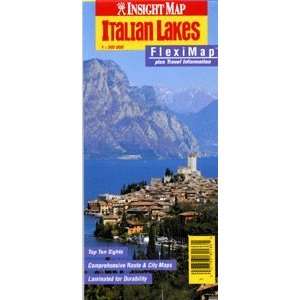    Insight Guides 621330 Italian Lakes Flexi Map
