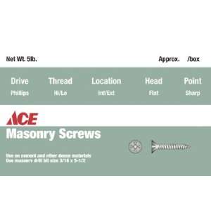  2 each Ace Masonry Screws (585 14X314)
