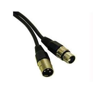  12ft Pro Audio XLR M/F Cable Black Electronics