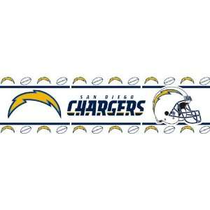  San Diego Chargers NFL Self Stick Wall Border Sports 