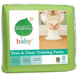   Chlorine Free Baby Training Pants, 3T   4T (32 40 lbs.) 22 count: Baby