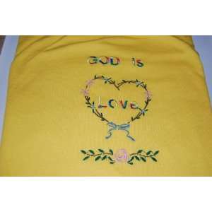   with God is Love in Multi color Thread Adult L 