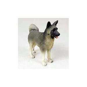  Akita Dog Figurine   Gray: Home & Kitchen
