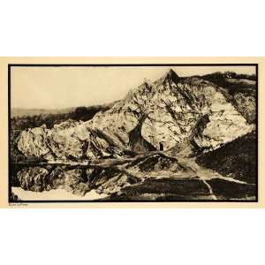  1930 Print Salt Mine Slanic Rumania Mountain Golloway 