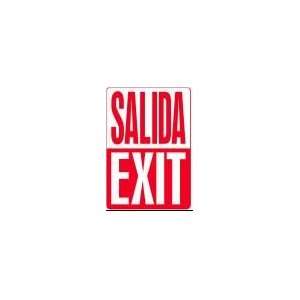  SALIDA EXIT 14x10 Heavy Duty Plastic Sign 
