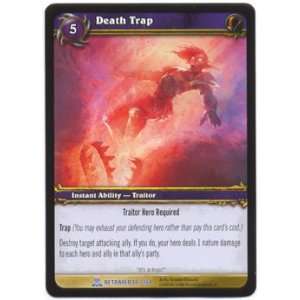  Death Trap RARE #48   World of Warcraft TCG Servants of 