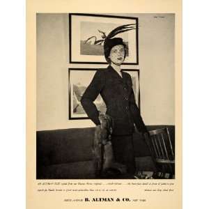  1948 Ad B. Altman & Co. Vintage Bianca Mosca Suit Model 