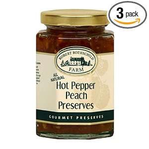 Robert Rothschild Farms Hot Pepper Peach Preserves, 11 Ounce Bottle 