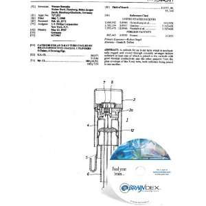  NEW Patent CD for CATHODE FOR AN X RAY TUBE COOLED BY HEAT 