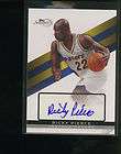 Ricky Pierce 2008 09 Topps Signature Autograph #TSA RPI /999  