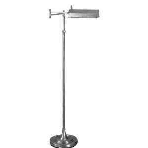   Dorchester Swing Arm Pharmacy Floor Lamp in Polished: Home Improvement
