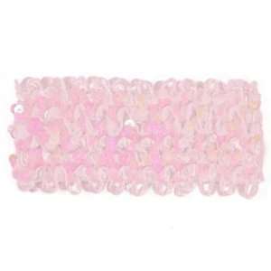 Ruffled Ribbon Stretch Sequin Headband