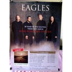  The Eagles Long Road Out of Eden original promo POSTER 17 