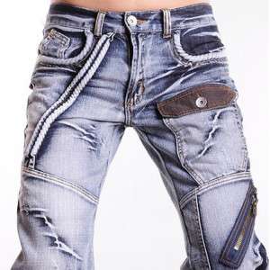 SWM Mens Designer Jeans Pants Blue J07 30 32 34 36 38  