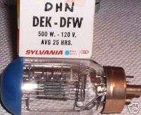 DEK 500/w *SYLVANIA Kodak Carousel Slide Projector Lamp Projector Bulb 