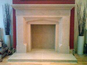 Rochester Bath Stone Fireplace Surround. Large size  