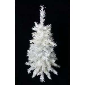  3 White Artificial Christmas Tree   Unlit: Home & Kitchen