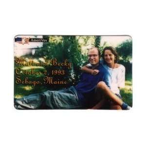  Collectible Phone Card: Matt and Becky   October 2, 1993 