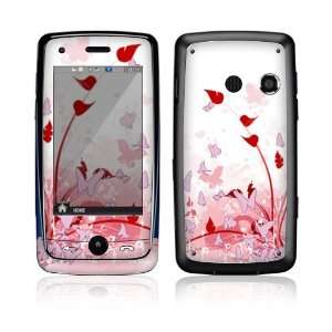  LG Rumor Touch Skin Decal Sticker   Pink Butterfly Fantasy 