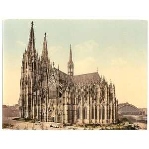   of The cathedral, side, Cologne, the Rhine, Germany