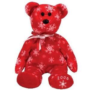  TY Beanie Baby   SNOWBELLES the Bear (Red Version 
