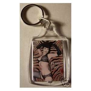  Brand New Bettie Page Keychain / Keyring: Everything Else