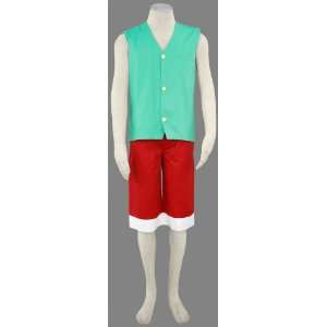   Piece Cosplay Costume   Monkey D Luffy 3rd Ver Set Small: Toys & Games