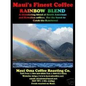 Hawaii Maui Oma Coffee Rainbow Blend Roasted on Maui  