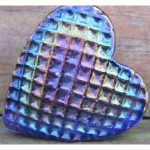   Robert Held Dichroic Art Glass Heart Paperweight: Everything Else