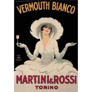  Dudovich 33.875W by 48.625H  Martini & Rossi Vermouth Bianco 