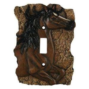  Horse Single Switch Plate