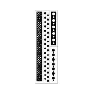   X6 Sheet Polka Dot Borders; 3 Items/Order: Arts, Crafts & Sewing