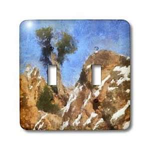 Boehm Digital Paint Mountains   Colorado Mountains Pine Tree   Light 