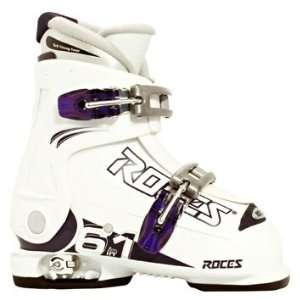  Roces Junior Idea Ski Boot White/Blue 13 3: Sports 