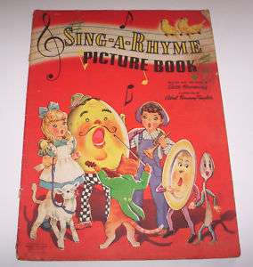 Cloth Like Book, Sing A Rhyme Picture Book  