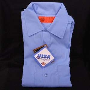 Dickies LL508 Mens Premium Industrial Long Sleeve Work Shirt NWT 