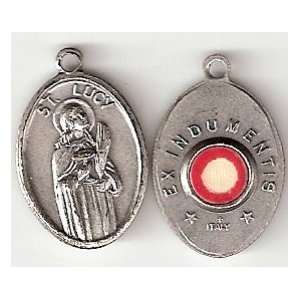    St Lucy Relic Medal Medalla Reliquia Lucia 