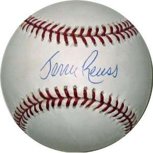  Jerry Reuss Autographed/Hand Signed Official MLB Baseball 