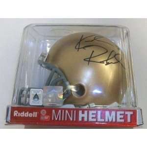  Kyle Rudolph Signed Notre Dame Fighting Irish Helmet 