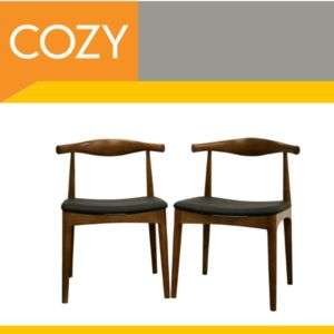 Elbow Style Dining Chair Mid Century Modern Side Accent  