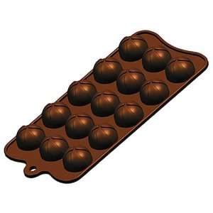   15 Piece Wrapped Mound Chocolate Molds, Set of 2