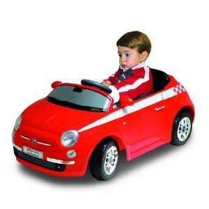  Motorama Jr Fiat 500 Ride on Car (Red): Toys & Games